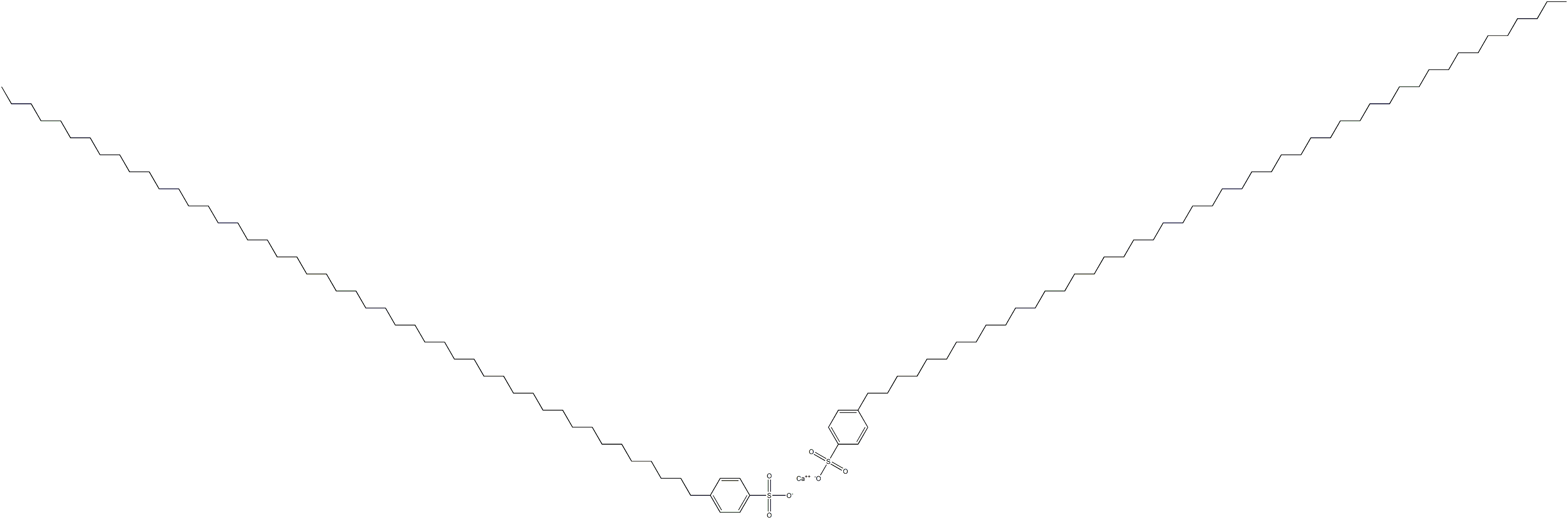 Bis[4-(octatetracontan-1-yl)benzenesulfonic acid]calcium salt Struktur