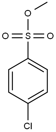 4-Chlorobenzenesulfonic acid methyl ester Struktur