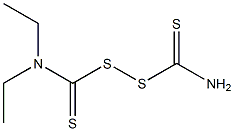 N,N-Diethylthiuram disulfide Struktur