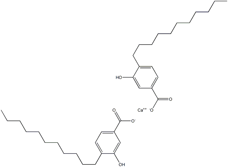 Bis(4-undecyl-3-hydroxybenzoic acid)calcium salt Struktur