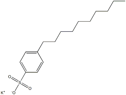 4-Decylbenzenesulfonic acid potassium salt Struktur