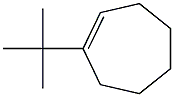 1-tert-Butyl-1-cycloheptene Struktur