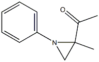 1-Phenyl-2-acetyl-2-methylaziridine Struktur