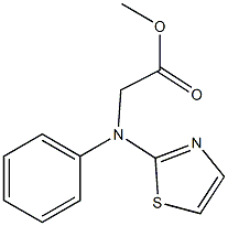 N-(2-Thiazolyl)-L-phenylglycine methyl ester Struktur