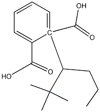 (-)-Phthalic acid hydrogen 1-[(R)-1-tert-butylbutyl] ester Struktur