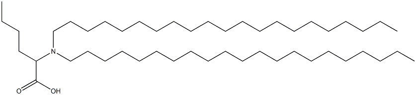 2-(Dihenicosylamino)hexanoic acid Struktur