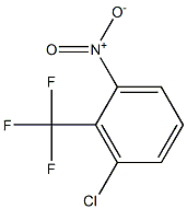 1-(Trifluoromethyl)-2-nitro-6-chlorobenzene Struktur