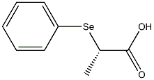 [S,(-)]-2-(Phenylseleno)propanoic acid Struktur