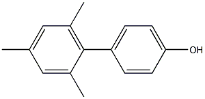 4-(2,4,6-Trimethylphenyl)phenol Struktur