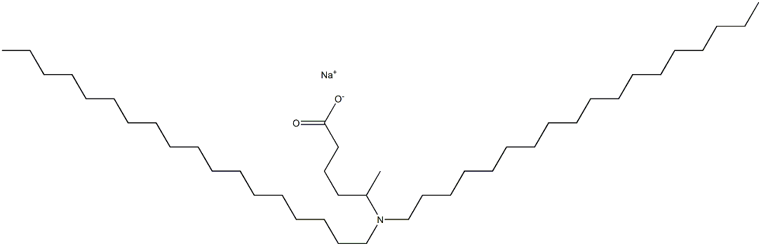 5-(Dioctadecylamino)hexanoic acid sodium salt Struktur