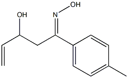 (1Z)-1-(4-Methylphenyl)-3-hydroxy-4-penten-1-one oxime Struktur