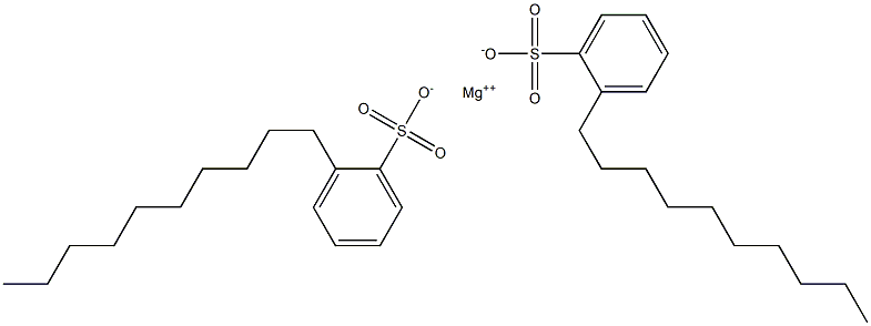 Bis(2-decylbenzenesulfonic acid)magnesium salt Struktur