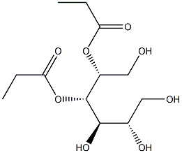 D-Glucitol 4,5-dipropionate Struktur