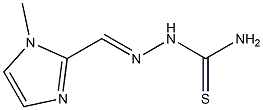 1-Methyl-1H-imidazole-2-carbaldehyde thiosemicarbazone Struktur