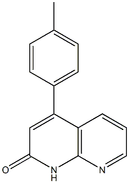 4-(4-Methylphenyl)-1,8-naphthyridin-2(1H)-one Struktur