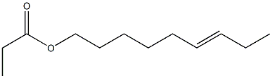 Propionic acid 6-nonenyl ester Struktur