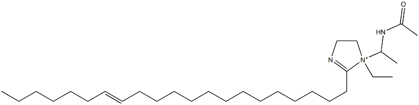 1-[1-(Acetylamino)ethyl]-1-ethyl-2-(14-henicosenyl)-2-imidazoline-1-ium Struktur