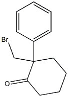 2-Bromomethyl-2-phenylcyclohexanone Struktur