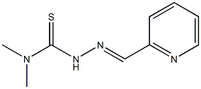 2-Pyridinecarbaldehyde 4,4-dimethyl thiosemicarbazone Struktur