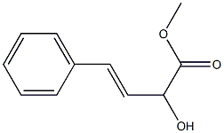 (E)-2-Hydroxy-4-phenyl-3-butenoic acid methyl ester Struktur