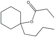 Propionic acid 1-butylcyclohexyl ester Struktur