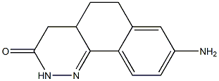 4,4a,5,6-Tetrahydro-8-amino-benzo[h]cinnolin-3(2H)-one Struktur