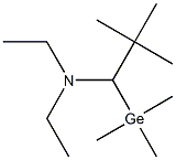 1-(Trimethylgermyl)-N,N-diethyl-2,2-dimethylpropan-1-amine Struktur