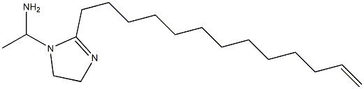 1-(1-Aminoethyl)-2-(12-tridecenyl)-2-imidazoline Struktur