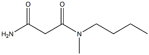 Methylbutylmalonamide Struktur