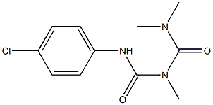 1-(4-Chlorophenyl)-3-methyl-5,5-dimethylbiuret Struktur