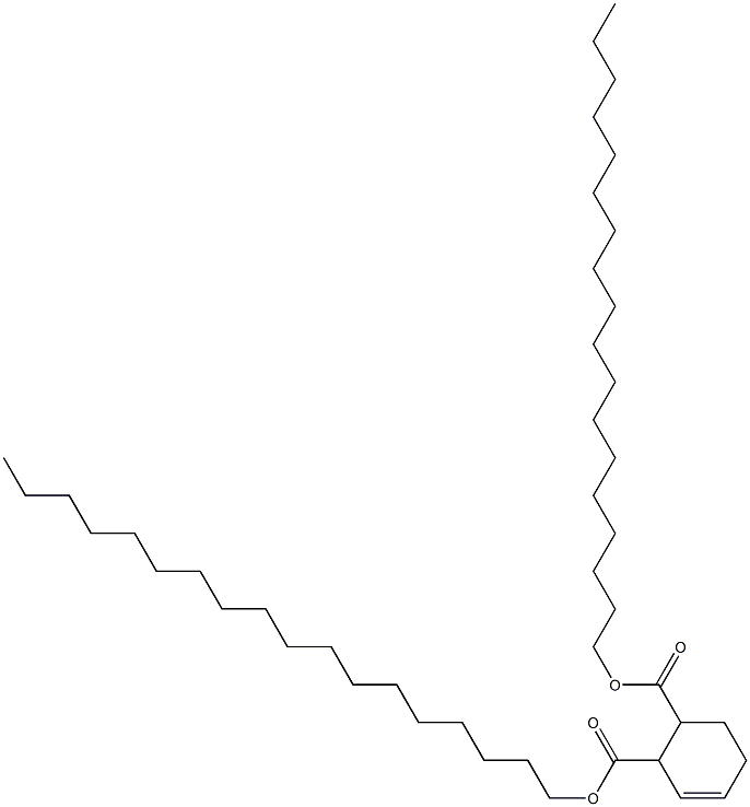 5-Cyclohexene-1,2-dicarboxylic acid dioctadecyl ester Struktur