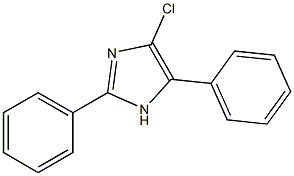 4-Chloro-2,5-diphenyl-1H-imidazole Struktur