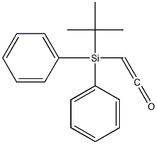 tert-Butyldiphenylsilylketene Struktur