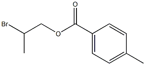 4-Methylbenzenecarboxylic acid 2-bromopropyl ester Struktur