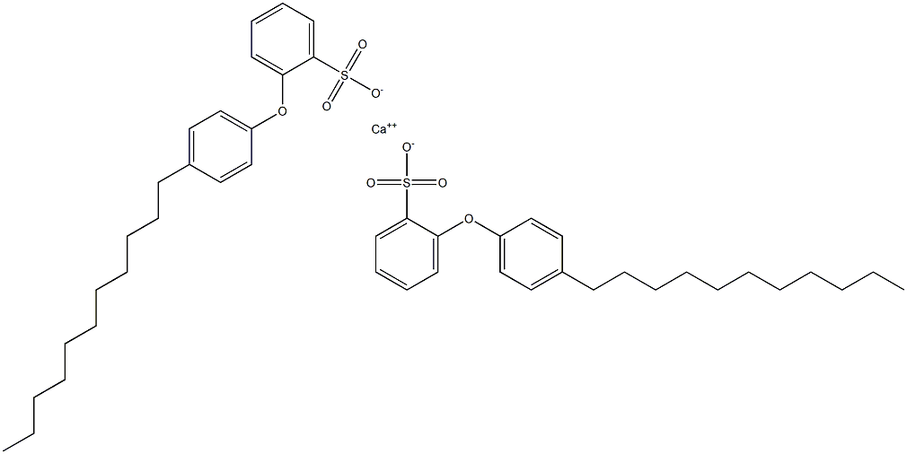 Bis[2-(4-undecylphenoxy)benzenesulfonic acid]calcium salt Struktur