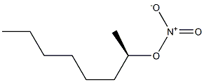 (-)-Nitric acid [(R)-1-methylheptyl] ester Struktur