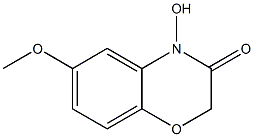 4-Hydroxy-6-methoxy-2,3-dihydro-4H-1,4-benzooxazine-3-one Struktur