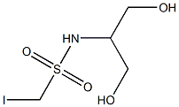 N-[2-Hydroxy-1-(hydroxymethyl)ethyl]iodomethanesulfonamide Struktur