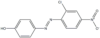 2'-Chloro-4-hydroxy-4'-nitroazobenzene Struktur