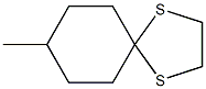 8-Methyl-1,4-dithiaspiro[4.5]decane Struktur