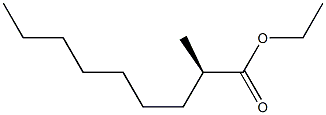 [R,(-)]-2-Methylnonanoic acid ethyl ester Struktur