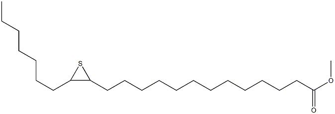 14,15-Epithiodocosanoic acid methyl ester Struktur