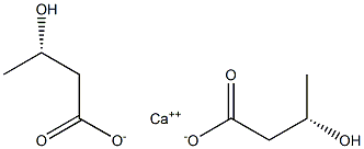 Bis[[S,(+)]-3-hydroxybutyric acid] calcium salt Struktur