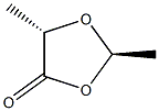 (2R,5S)-2,5-Dimethyl-1,3-dioxolan-4-one Struktur