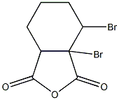 1,6-Dibromo-1,2-cyclohexanedicarboxylic anhydride Struktur