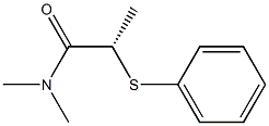 [S,(-)]-N,N-Dimethyl-2-(phenylthio)propionamide Struktur