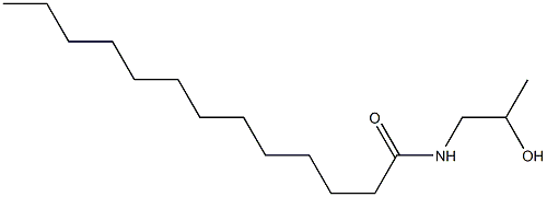 N-(2-Hydroxypropyl)tridecanamide Struktur