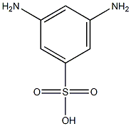 3,5-Diaminobenzenesulfonic acid Struktur