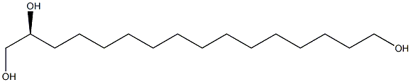 [S,(-)]-1,2,16-Hexadecanetriol Struktur