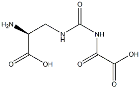 3-[[(Carboxycarbonyl)aminocarbonyl]amino]-L-alanine Struktur